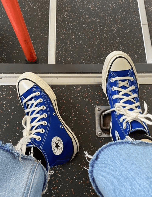 Converse on sale clasicas azules