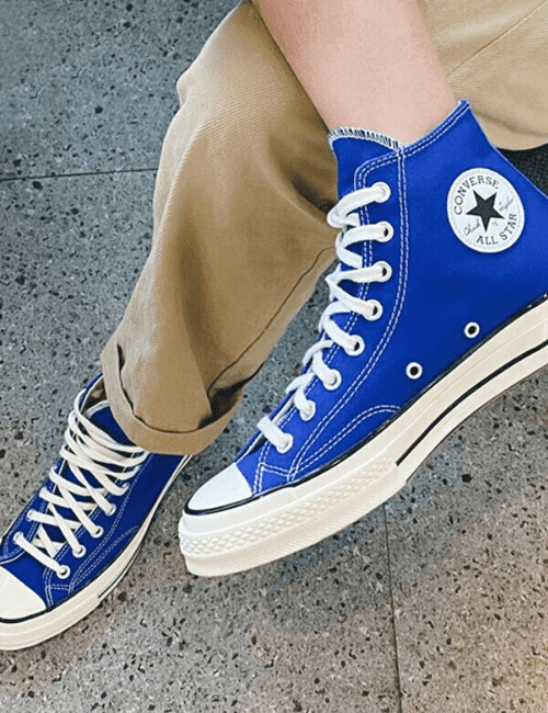 Converse shop azules baratas