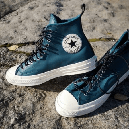 Converse Unisex Fleece Lined Leather High Top Verdes 2021