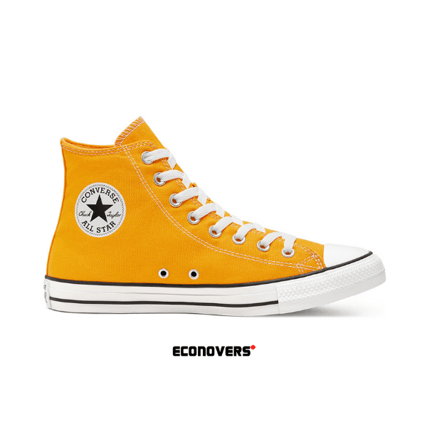 Converse naranjas altas sale