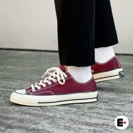 Converse rojo vino deals