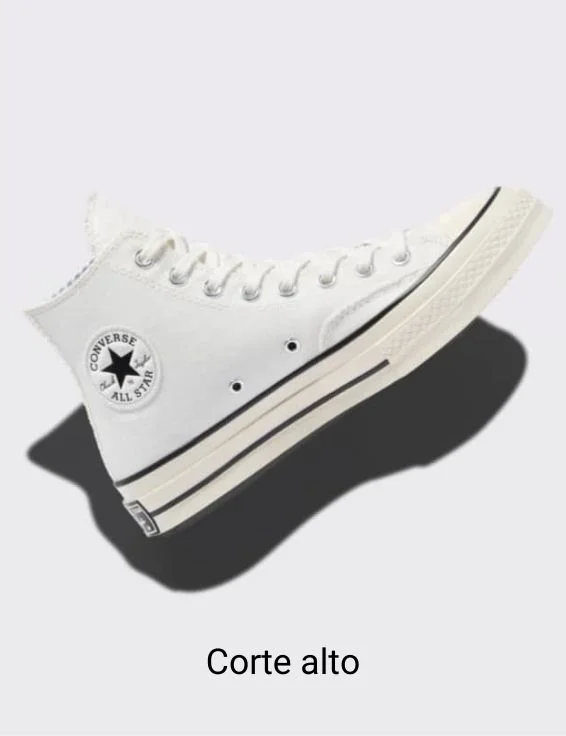 Converse plataforma hotsell corte alto